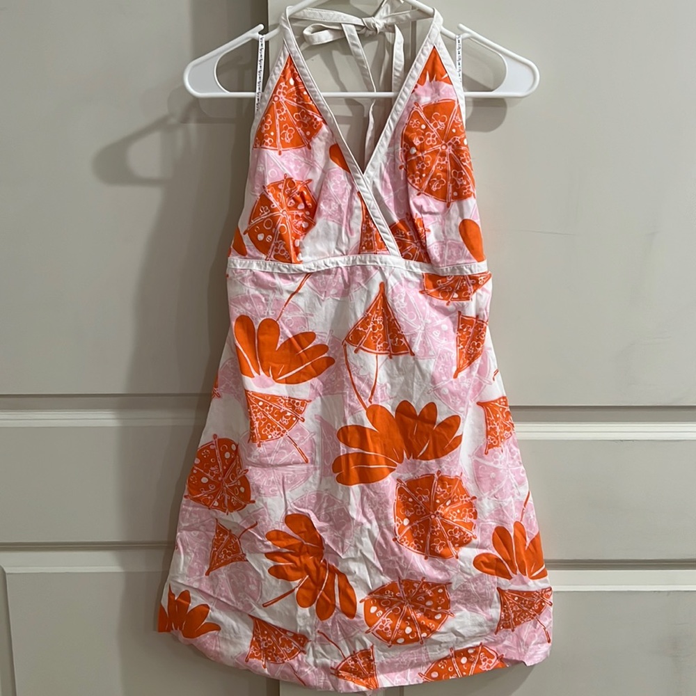 Lilly Pulitzer Halter Mini Dress / Size 8